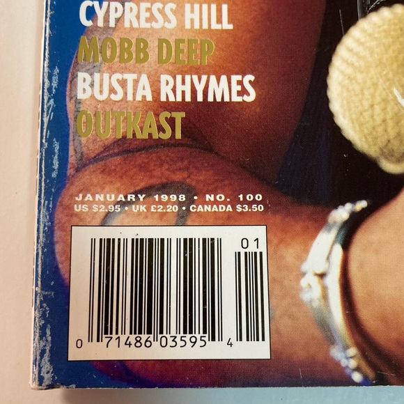 The Source Magazine January 1998 100th Issue! Rare! Vintage! Hip-Hop, Culture - Picture 3 of 6